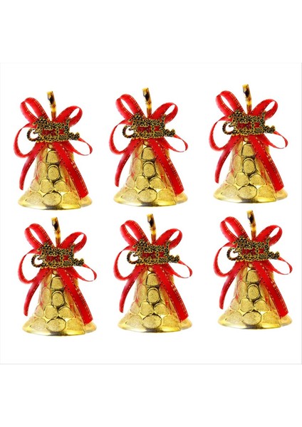 12PCS Petek Çan Çan Kolye Kapı Askı Çanları Xmas Ağacı Çan Noel Çelenk Süsleme Noel Dekor Çelenk (Yurt Dışından)