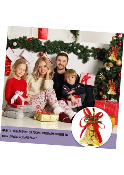 12PCS Petek Çan Çan Kolye Kapı Askı Çanları Xmas Ağacı Çan Noel Çelenk Süsleme Noel Dekor Çelenk (Yurt Dışından) modelleri
