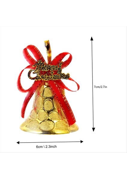 12PCS Petek Çan Çan Kolye Kapı Askı Çanları Xmas Ağacı Çan Noel Çelenk Süsleme Noel Dekor Çelenk (Yurt Dışından) fırsatları