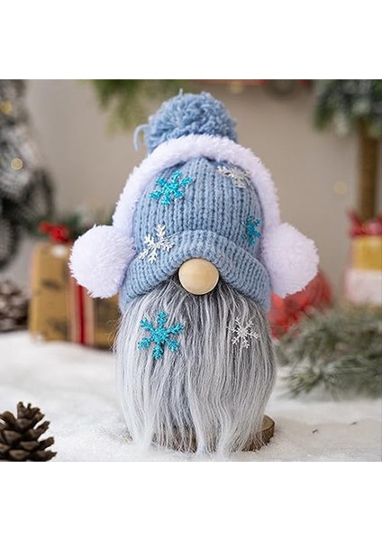 Gnome Dekorasyonları El Yapımı Isveç Tomte Figürin Cüceleri Çiftlik Evi Iskandinav Cüceleri Peluş Süslemeler Mavi (Yurt Dışından) fiyatları