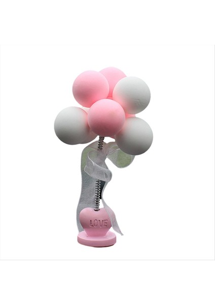 F-Dashboard Süsü Balon Bobblehead Araba Çizgi Dekor Araba Iç Kafa Süsleri Masa/ofis/oda Colo (Yurt Dışından)