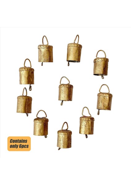 12 Pcs Vintage Asma Çan Metal El Yapımı Inek Çanları Noel Için Ip ile Dekorasyon Veya Herhangi Bir Kutlama (Yurt Dışından) indirimleri