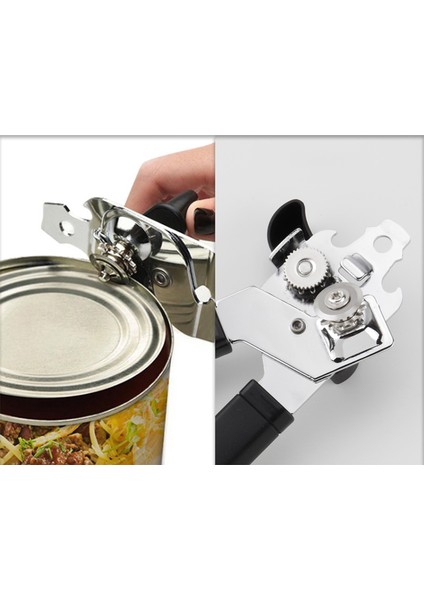 Ağır Hizmet Tipi Demir Teneke Kutu Açıcı Kesici Konfor Sapı Kavrama Paslanmaz Çelik Mutfak Multi-Tool (Yurt Dışından) indirimleri