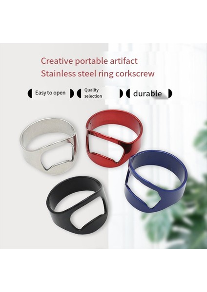 32PCS Barmen Ring Barmen Yüzük Şişe Açıcı Paslanmaz Çelik Halka Şişe Açıcı Şişe Açıcı Barmenler Için, F (Yurt Dışından) indirimleri
