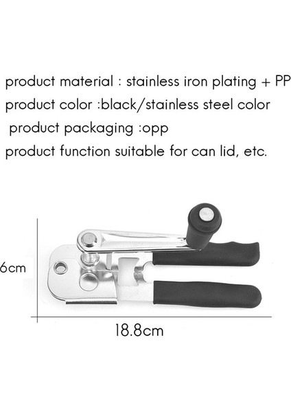 Çok Işlevli Profesyonel Teneke Kutu Manuel Teneke Kutu Açıcı Zanaat Bira Kavrama Açıcı Şişe Açıcı Mutfak Aletleri (Yurt Dışından) fiyatları