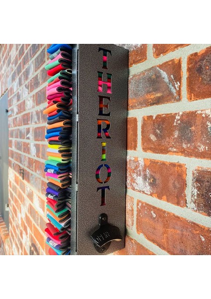 Şişe Açıcı ile Soğutucu Tutucu Olabilir Soğutucu Dağıtıcı Duvara Monte Metal, Erkekler Için Soğutucu Tutucu Serin Şeyler Hediye Edebilir (Yurt Dışından) modelleri