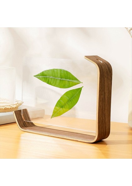 Akrilik Ahşap Resim Çerçeve Herbaryum Ekran Çerçevesi Düğün Fotokard Ekran Stand Table Deco A (Yurt Dışından) indirimleri