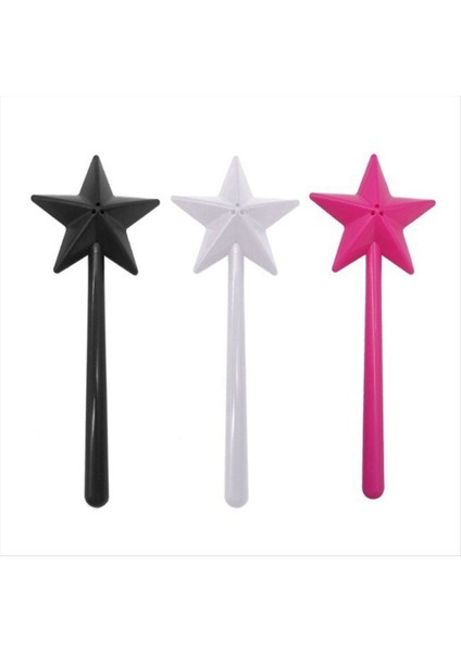 Tuz ve Karabiber Çalkalayıcı Asalar Tuz ve Karabiber Asa Çalkalayıcılar, Siyah ve Beyaz ve Pembe, Yıldız Asa Tuzu (Yurt Dışından)