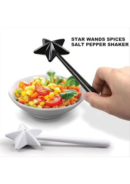 Tuz ve Karabiber Çalkalayıcı Asalar Tuz ve Karabiber Asa Çalkalayıcılar, Siyah ve Beyaz ve Pembe, Yıldız Asa Tuzu (Yurt Dışından) fiyatları