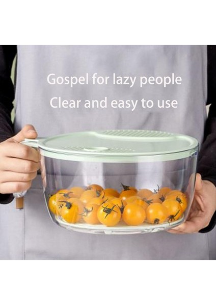 Pirinç Süzgeç, Fasulye Yıkama Süzgeçleri ve Pirinç Yıkayıcı Süzgeç Kabı ile Kapak Pirinç Temizleyici Sebzeler Için Beyaz (Yurt Dışından) fırsatları