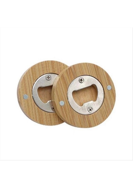 Şişe Açıcı Yuvarlak Şekil Coaster Buzdolabı Mıknatıs Dekor Bira Açıcı Dekorasyon Bira Şişe Açıcı El Sanatları (Yurt Dışından)