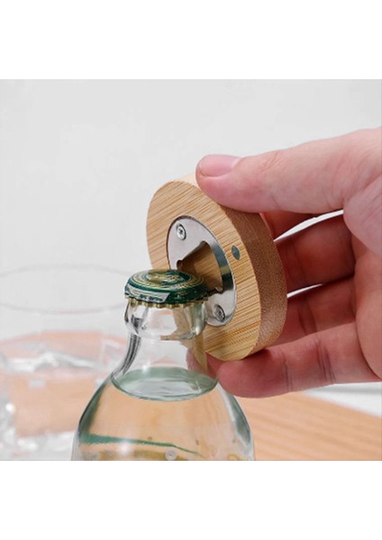 Şişe Açıcı Yuvarlak Şekil Coaster Buzdolabı Mıknatıs Dekor Bira Açıcı Dekorasyon Bira Şişe Açıcı El Sanatları (Yurt Dışından) fiyatları