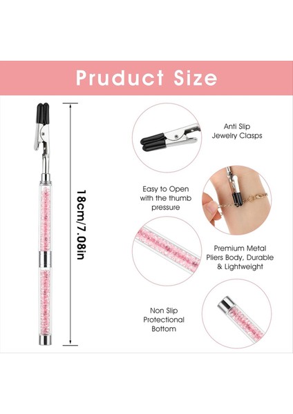 Bilezik Yardımcı Aracı, Yardım Ekipmanı Buddy Yardımcı Timsah Timsah Klipler Bilezik Yardımcısı Kendinize Koymak Için (Pembe) (Yurt Dışından) indirimleri