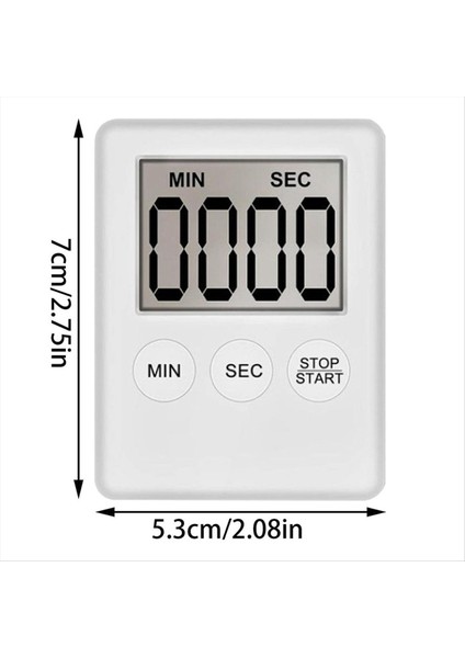 Dijital Mutfak Zamanlayıcısı, Zamanlayıcı, Yumurta Zamanlayıcı, İşe Uygun, Spor Zamanlayıcısı, Oyun, Yemek Zamanlayıcısı, 2 Paket Beyaz (Yurt Dışından) indirimleri