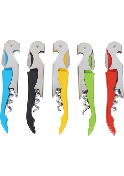 5 Paket Tirbuşon Ağır Hizmetçi Şarap Açıcı Seti Folyo Kesici ve Şişe Açıcı Şarap Anahtarı Garsonlar Için, Ev (Yurt Dışından)