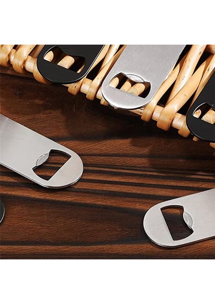 50 Adet Paslanmaz Çelik Düz Şişe Açıcı Barmen Mutfak Barı Restoran Aracı, 3,5 x 1.3 Inç (Yurt Dışından) indirimleri