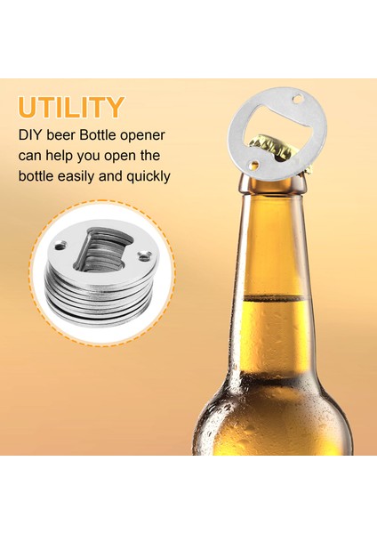 Şişe Açıcı Parça Counterk Delikleri Yuvarlak Metal Güçlü Cilalı Şişe Açıcı Ek Parçaları (Yurt Dışından) indirimleri