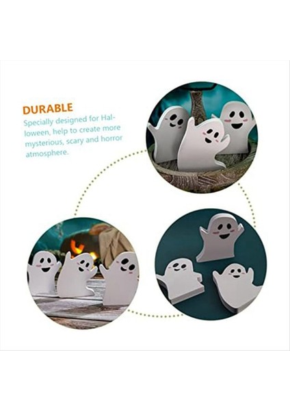 Hayalet Ahşap Tahta Süsleri Masaüstü Dekor Yemek Odası Decor Masa Tablosu Hayalet Işaret Perili Ev Masa Işareti (Yurt Dışından) modelleri