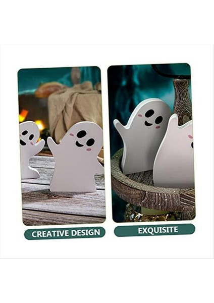 Hayalet Ahşap Tahta Süsleri Masaüstü Dekor Yemek Odası Decor Masa Tablosu Hayalet Işaret Perili Ev Masa Işareti (Yurt Dışından) fırsatları