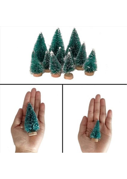 250PCS Minyatür Yapay Noel Ağacı Küçük Kar Donu Ağaçları Çam Ağaçları Noel Diy Partisi Dekorasyon El Sanatları (Yurt Dışından) indirimleri