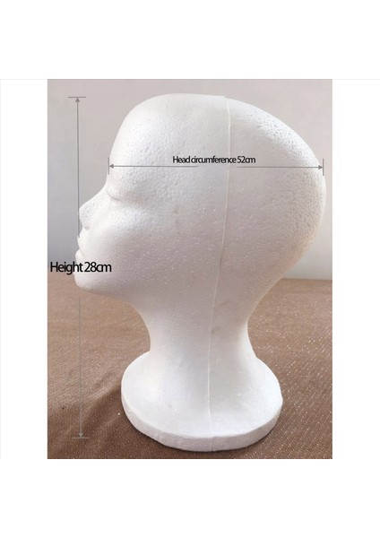 3x Köpük Manken Kafalı Model Güneş Gözlüğü Gözlük Standı Şapka Şapkası Ekran Tutucu Kulaklık Manken Kafası Ekran Standı Rafı (Yurt Dışından) fırsatları