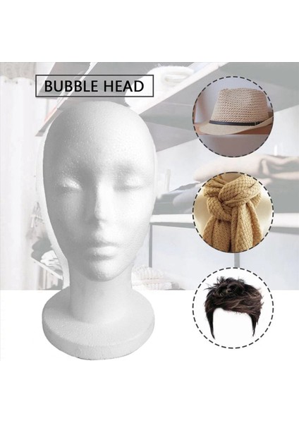 3x Köpük Manken Kafalı Model Güneş Gözlüğü Gözlük Standı Şapka Şapkası Ekran Tutucu Kulaklık Manken Kafası Ekran Standı Rafı (Yurt Dışından) indirimleri