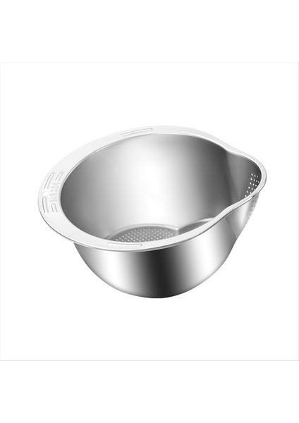 Pirinç Yıkayıcı Süzgeç Kasesi Paslanmaz Çelik Pirinç Yıkama Kasesi Pirinç Kevnel Meyve ve Sebep Süzgeç Mutfak Aleti A (Yurt Dışından)