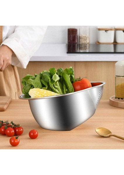 Pirinç Yıkayıcı Süzgeç Kasesi Paslanmaz Çelik Pirinç Yıkama Kasesi Pirinç Kevnel Meyve ve Sebep Süzgeç Mutfak Aleti A (Yurt Dışından) fırsatları