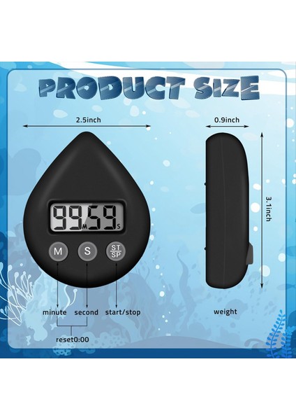 6 Adet Yetişkinler Için Duş Zamanlayıcısı Çocuklar, Dijital Su Geçirmez Mutfak Zamanlayıcı Manyetik Küçük Duş Saati Alarm Enerji Ev Zamanlayıcısı (Yurt Dışından) indirimleri