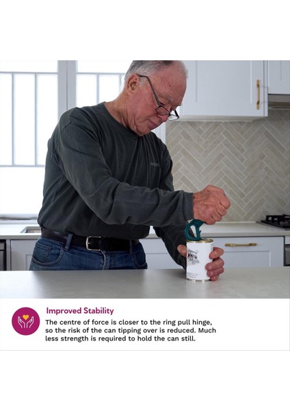 Ring Pull Teneke Açıcı - Kutu ve Teneke Kutuları Iki Kat Daha Kolay Açıyor Artrit Parkinson Hediyesi Için Mükemmel (Yurt Dışından) fırsatları
