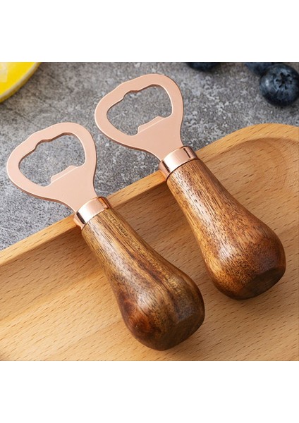 Ahşap Saplı Paslanmaz Çelik Bira Şişesi Açıcı, Mutfak Aletleri, Yıldönümü Düğün Hediyesi Gül Altın (Yurt Dışından) fiyatları