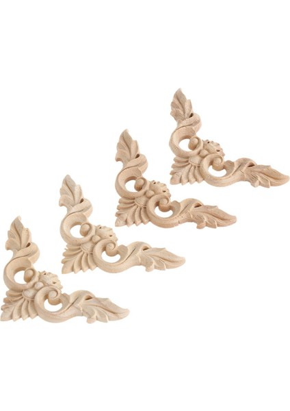 8 Adet 8X8CM Ahşap Oyma Köşe Onlay Aplike Kapı Dolabı Gül Boyasız Avrupa Tarzı ve Mobilya Ev Dekorasyonları Boyasız Aplike (Yurt Dışından) fırsatları