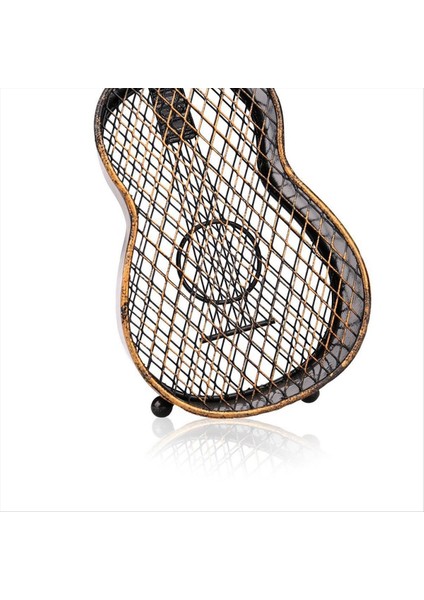 Gitar Cork Jar Ferforje Demir Süsleme Şarap Tıpa Koleksiyonu Tank Cork Depolama Tankı Demir Heykel El Sanatları Ev Dekorasyon (Yurt Dışından) modelleri