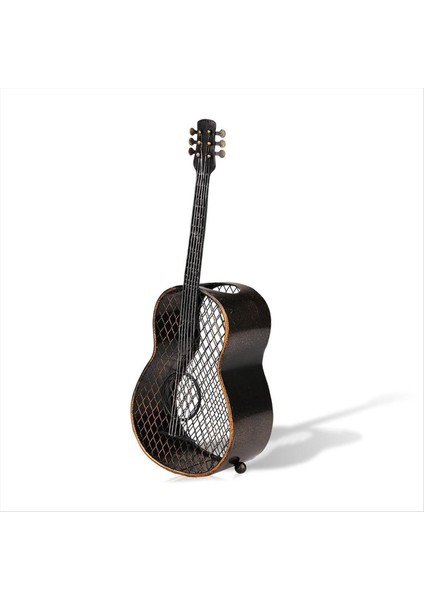 Gitar Cork Jar Ferforje Demir Süsleme Şarap Tıpa Koleksiyonu Tank Cork Depolama Tankı Demir Heykel El Sanatları Ev Dekorasyon (Yurt Dışından) fırsatları