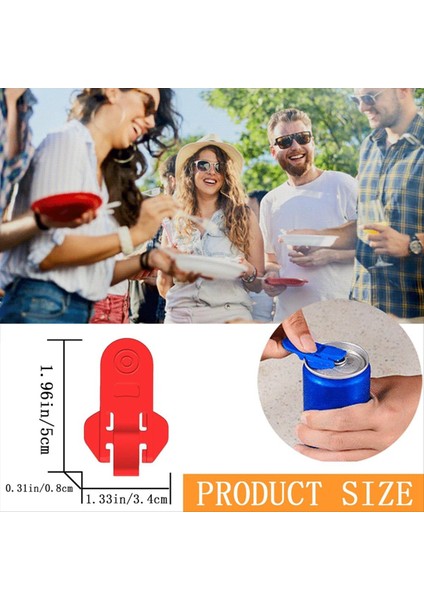 24 Pcs Manual Easy Can Açıcı Renkli Içecek Koruyucu Koruyucu Sızdır Köpek Yok Yalıtım (Yurt Dışından) fırsatları