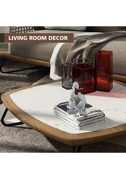 Ev Dekoru Hamuru Okuma Kadın Düşünür Heykeli Estetik Heykel Odası Dekor Modern Soyut Dekorasyon Rafında Tablo A (Yurt Dışından) fırsatları