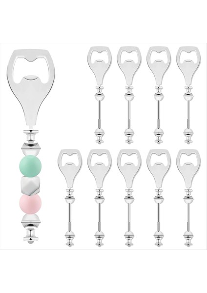 10 Paket Boncuklu Bira Açıcı Düz Bira Şişesi Açıcı Dekoratif Boncuklu Şişe Açıcı Diy Boncuk Şişe Açıcı (Yurt Dışından)