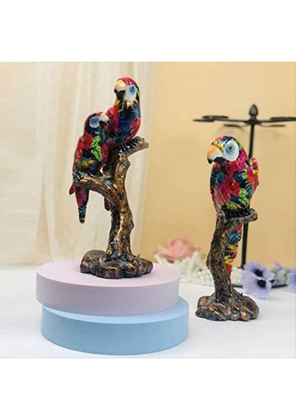 Ev Ofisi Peyzaj Dekoru A Masstop Süs Aksesuar Hediye Malzemeleri Için Avrupa Tarzı Reçine Parrot Heykeli (Yurt Dışından) modelleri