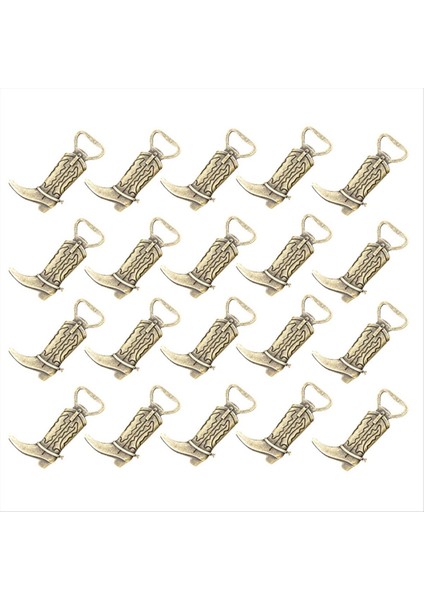 20 Kovboy Önyükleme Şişesi Açıcı, Düğün Hediyeleri Vintage Bira Şişesi Açıcıları, Düğün Favorları, Yeni Antik Cian (Yurt Dışından)