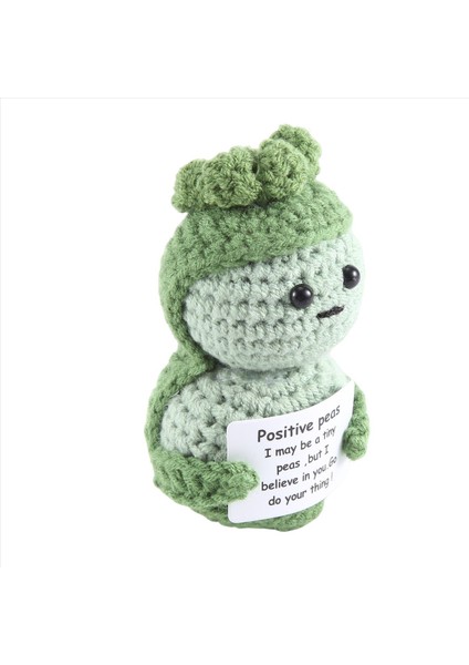 Komik Olumlu Hediyeler Mini Knited Bebek Pozitif Kartlı Yetişkin Çocuk Sevenler Için Sevimli Pozitif Hediyeler Doğum Günü Bezelye (Yurt Dışından) modelleri