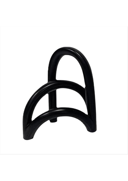 Modern Minimalist Geometrik Sanat Hattı Ark Dekor Reçine El Sanatları Düzensiz Alışveriş Merkezi Oturma Odası Masaüstü Süs-Siyah (Yurt Dışından)