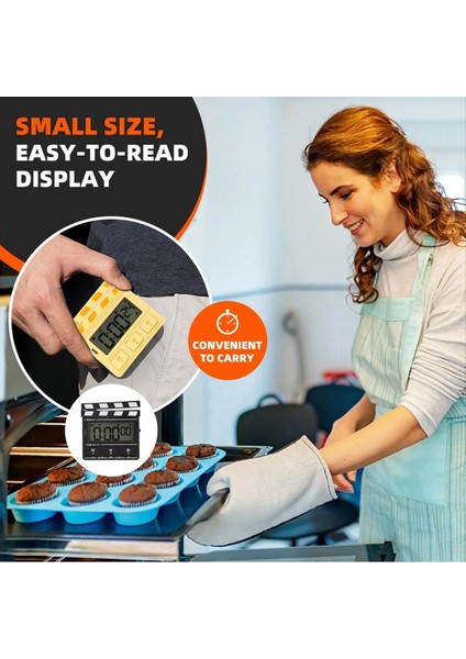 Çocuklar Için Sınıf Zamanlayıcı, Yemek Pişirmek Için Mutfak Zamanlayıcısı, Yumurta Zamanlayıcısı, Çalışma/egzersiz/aşçı Için Manyetik Dijital Zamanlayıcı - 2 Paket (Yurt Dışından) indirimleri