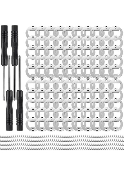 100 Set Şişe Açıcı Ekle Dıy Şişe Açıcı Donanım Metal Şişe Açıcı Donanım Bira Şişesi Açıcı Dıy (Yurt Dışından)