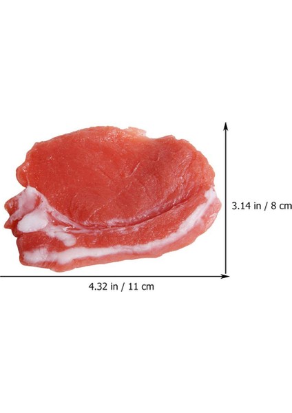 2pcs Pişmiş Taze Domuz Simülasyonu Hayat Benzeri Et Maması Mutfak Dolabı Masası Dekorasyon Fotoğraf Pervaneleri Ekran (Yurt Dışından) fiyatları