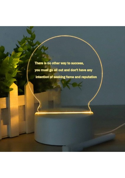 Parlayan Akrilik Marker Board LED Aydınlatılmış Akrilik Kuru Silme Tahtası USB Destekli (Yurt Dışından) fiyatları