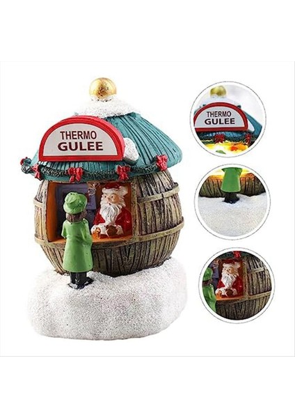 Ev Gecesi Işık Noel Süsleri Noel-Dekorasyon Masa Dekor Dekor Güzel Masa Işık Başucu Lambası B (Yurt Dışından)