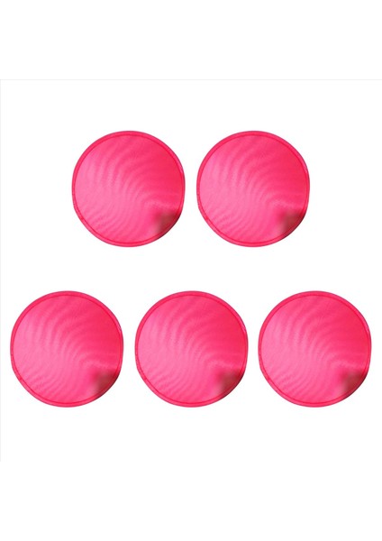 5x Katlanabilir Yuvarlak Fan Kırmızısı (Yurt Dışından)