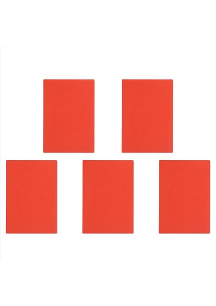 A4 Boyutunda Lazer Gravür Makinesi Için 5x Kauçuk Damga Sayfası 2 3 mm (Turuncu-Kırmızı) (Yurt Dışından)