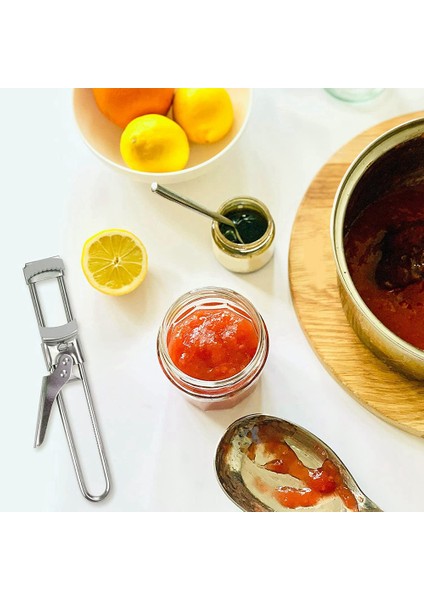 Çok Fonksiyonlu Paslanmaz Çelik, Kaymaz Kauçuk Ped ile Açıcı, Zayıf Eller, Yaşlılar ve Çocuklar Için Kavanoz Açıcı (Yurt Dışından) indirimleri