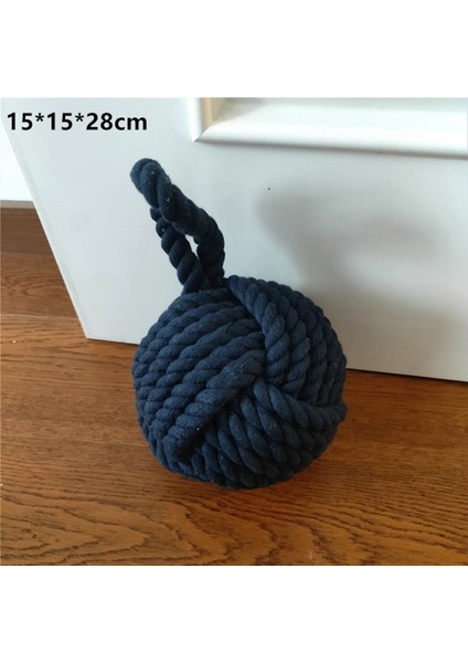 6inch Dia Monkey Halat Knot Kapı Durdurucu Deniz Knot Kapısı Durma Dekor Masa Dekek Masa Ağırlık Ağırlıklı Pencere B (Yurt Dışından) fırsatları